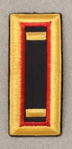 Correas de rango de hombro del ejército 056 - 2do teniente, ayudante general - macho, soltero - Imagen 1 de 2