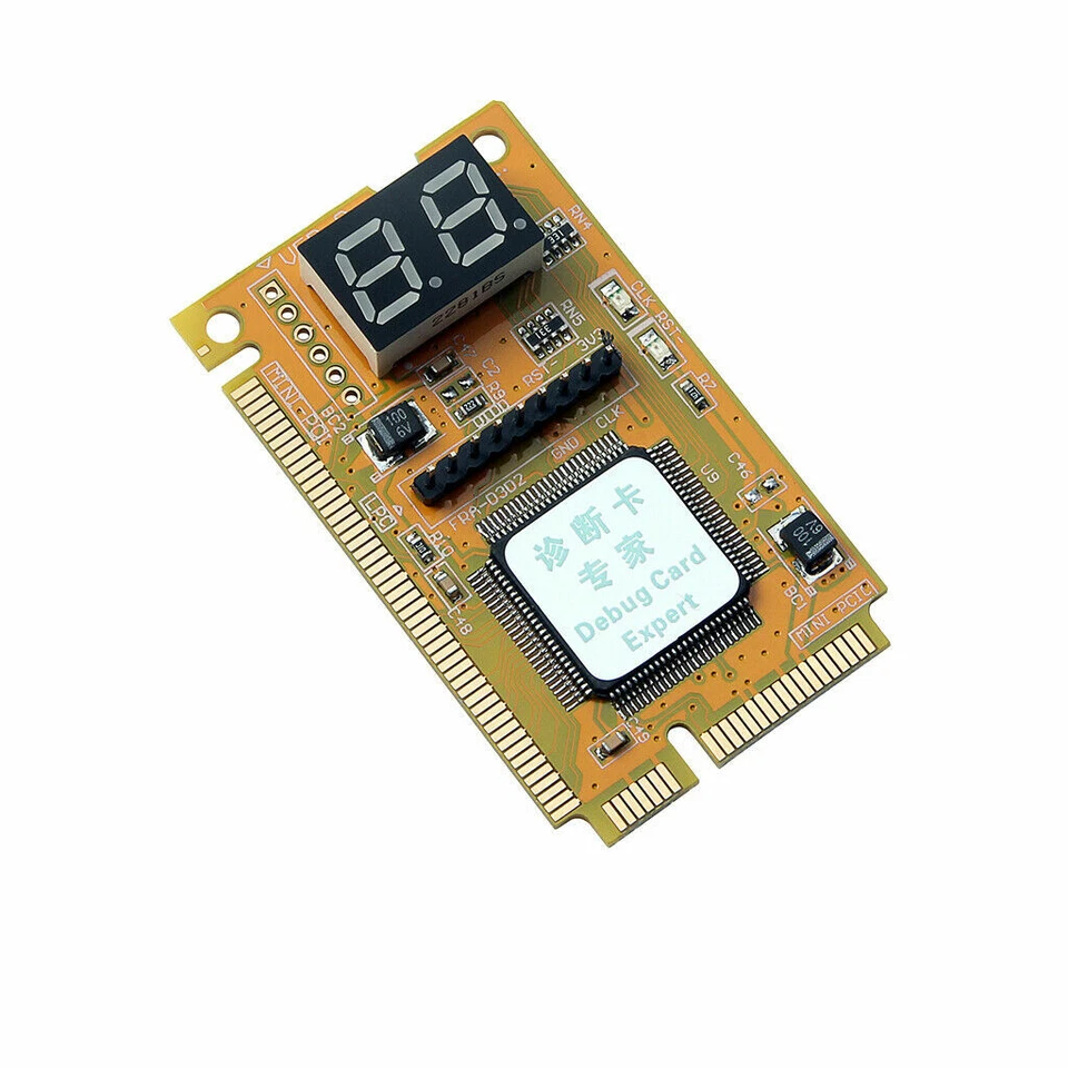 3in1 PC Laptop Analyzer Mini PCI Mini PCI-E LPC Tester Diagnostic Post Test Card - Image 1 of 4