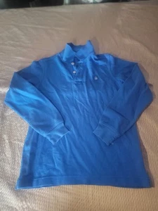 Benetton Kids Aqua Blue Long Sleeve T-Shirt Age 8-9 Years Large - Picture 1 of 11