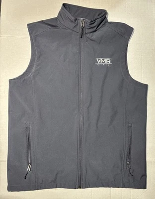 Port Authority Mens Core Soft Shell Water Resistant Grey Vest VMR CIVIL Sz L - Image 1 of 4