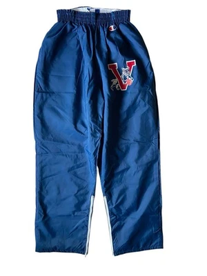 Pantalones de calentamiento de baloncesto vintage Champion Villanova Wildcats talla XL azul años 90 Foto 1 de 4