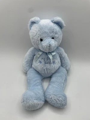 Peluche Carters My First Bear arco azul 14" relleno Lovey 2005 vintage Foto 1 de 4