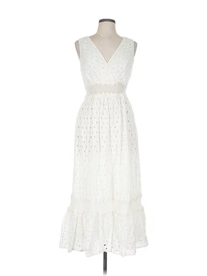 Vestido de coquetel branco feminino Leifnotes 10 - Imagem 1 de 4