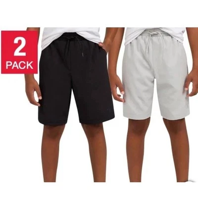 Paquete de 2 pantalones cortos Champion Youth talla X-pequeños 5/6 negros y grises nuevos con etiquetas Foto 1 de 4