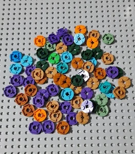 Lego placa redonda 2x2 con agujero de eje 70 piezas lote round brick 4032 R3 - Imagen 1 de 1