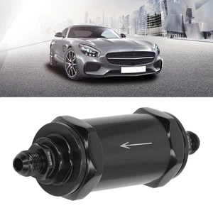 ˜Black Inline Fuel Filter High Temperature Resistant Anodic Oxidation Process - Picture 1 of 24