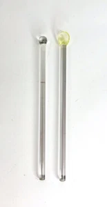 Vintage Midcentury Modern Swizzle Stick Cocktail Stirrer Glass Spoon Barware (2) - Picture 1 of 3