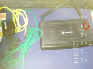 CenturyLink Router, Black, USB/Wireless - Picture 1 of 7
