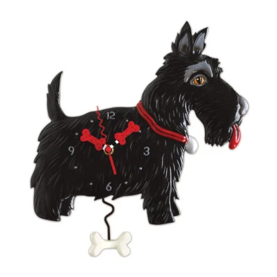 ALLEN DESIGN WALL CLOCK  P1762 SCOTTIE - Image 1 of 2