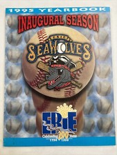 1995 Erie Seawolves Inaugural Season Souvenir Program Detroit Tigers