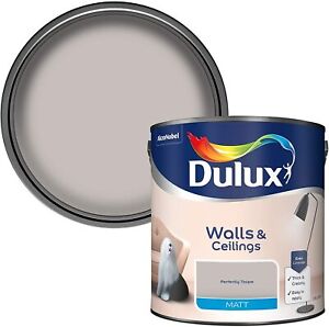 Dulux Emulsion Paint Matt or Silk All Colours 2.5L Walls & Ceiling