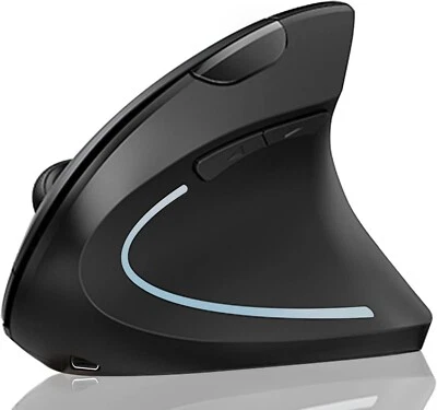 Lekvey Ergonomic Mouse, Vertical Wireless Mouse - Rechargeable 2.4GHz - Image 1 of 4