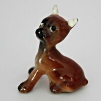 Hagen Renaker miniature made in America Golden Retriever dog style two lying