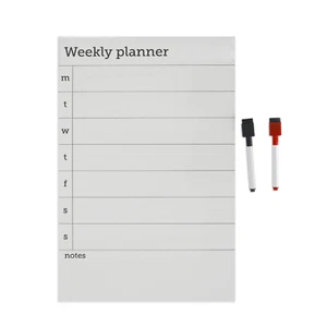 Cathedral Products Weekly Planner Magnet – Dry Erase Magnet with 2 Pens - Picture 1 of 5