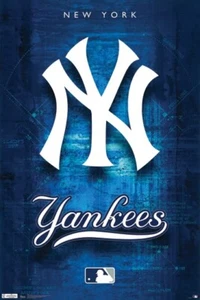 "PÓSTER DE BÉISBOL NY YANKEES GRANDE 24"" X 36" - Imagen 1 de 1