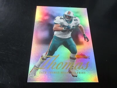 ZACH THOMAS    (miami dolphins - lb)    2000 fleer showcase card  #90  mint - Image 1 of 2
