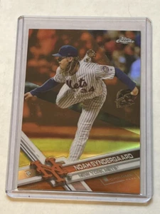 Noah Syndergaard 2017 Topps Chrome Orange Refractor Last # 25/25 card 103 Thor - Picture 1 of 3