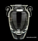 BIG STEUBEN glass GRECIAN URN vase super BOWL LVIII ornament snail rose felt bag