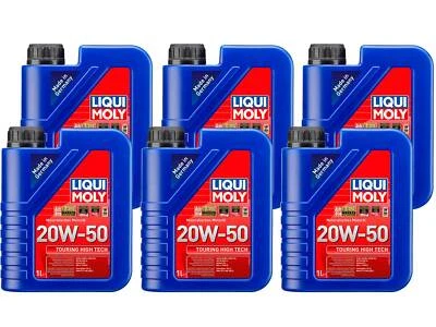 6x Original Liqui Moly 1L Aceite de Motor Aceite Touring High Tech 20W-50 Oil - Imagen 1 de 2
