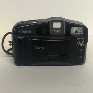 Canon Sure Shot Owl Date AF 35mm Point & Shoot Film Camera Tested Works - Picture 1 of 9