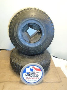 VINTAGE GO KART NOS KENDA KNOBBY TURF TIRES 4.10/3.50-4 4" FUN CART PART - Bild 1 von 6
