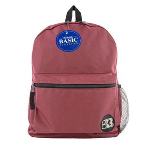 Mochila básica BAZIC Products 16" borgoña - Imagen 1 de 1
