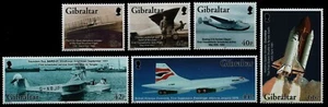 Gibraltar 2003 - Mi-N.o 1036-1041 A ** - Estampillada sin montar o nunca montada - Aviación / Aviación - Imagen 1 de 1