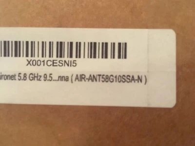 Cisco Aironet 5.8GHz 9.5dBi 60 Degree Sector Antenna AIR-ANT58G10SSA-N - Image 1 of 4
