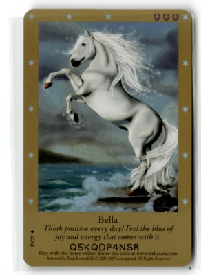 Bella Sara - Bella F3/27  - Shiny Foil - Gold Second Series - Image 1 of 2
