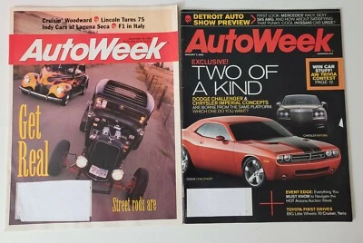 AutoWeek 2 Issues 9/18/95 1/2/06 Street Rods Cruising Woodward Dodge Challenger - Image 1 of 4