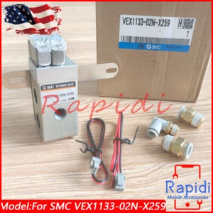 1 PIEZA para máquina de corte por plasma SMC VEX1133-02N-X259 válvula solenoide de doble cabezal - Imagen 1 de 10