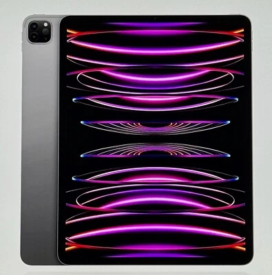 Apple iPad Pro 6. Gen 128GB, Wi-Fi, 12,9 Zoll - Space Grau OVP - Bild 1 von 4