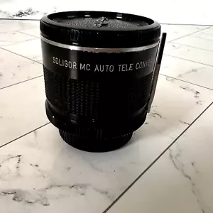 Vintage Soligor MC Auto Tele Converter Lens 3x Minolta Made in Japan - Picture 1 of 6