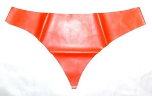 MicheleX - Red Latex Rubber Super Mini Briefs / LC01 - Picture 1 of 1