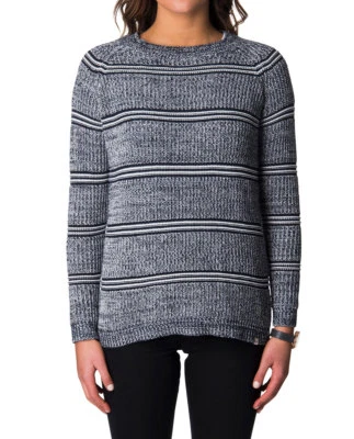 RIP CURL RAINE CREW SUÉTER CAMISA TOP JERSEY MEDIANO C239 NUEVO CON ETIQUETAS Foto 1 de 2