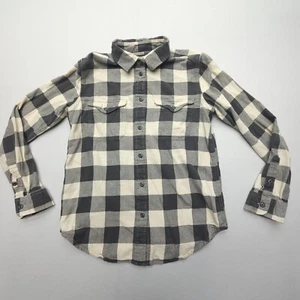 Filson Scout Shirt Womens Medium Check Long Sleeve Collared Light Cotton - Picture 1 of 8