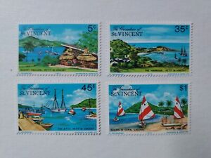 St. Vincent Grenadines 1975 Resort Islands Stamps MNH , Set of 4