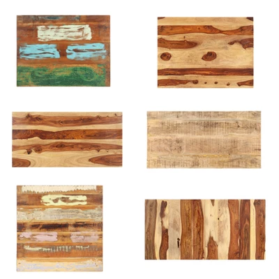 Tischplatte Massivholz Behandelt Baumkante Holzplatte Ersatz Massivholz Mango - Bild 1 von 4