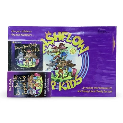 CASHFLOW for Kids NEW SEALED + 2 Financial IQ CDs Lot Robert Kiyosaki - Image 1 of 2
