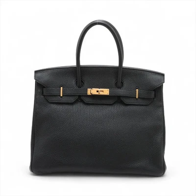 Accesorios de metal Hermès Birkin 35 Le Tournay Togo negro dorado □O: 2011 Foto 1 de 4