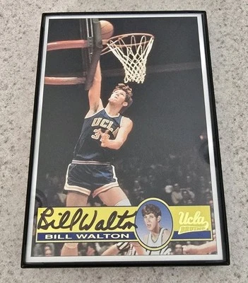Tarjeta de baloncesto 4x6 firmada por Bill Walton UCLA Bruins  Foto 1 de 4