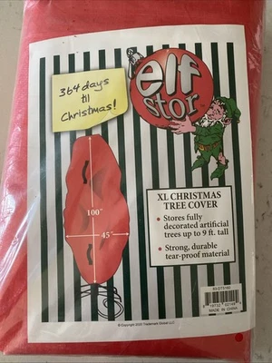 Christmas Tree Storage Bag Elf Stor XL  Up To 9 Ft. Tall NEW! - Image 1 of 4
