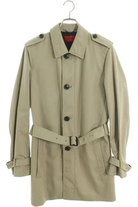 HUGO BOSS Hugo HUGO Size: 44 Polyester Long Coat Beige 215052 BS99 Men's - Picture 1 of 3