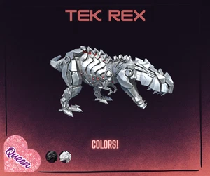 Arche Survival Ascended PvE ✅ Tek Rex - lvl 362 - Imprint - Eier - Farben - Bild 1 von 5