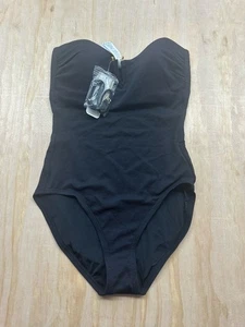 Tommy Bahama Island Cays V Neck Bandeau One Piece Sz 4 - Picture 1 of 6
