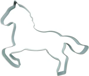 2510 - Ausstechform "Pferd" Ca. 9,3 Cm, Ausstecher Aus Edelstahl, Spülmaschineng - Bild 1 von 12