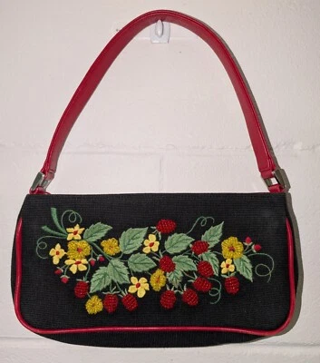 Isabella Fiore Sequined Rose Shoulder/Handbag - Image 1 of 4