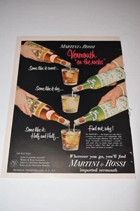 Pubblicità Vermouth Martini & Rossi 1955 vintage - Foto 1 di 1