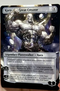 Karn, the Great Creator Proxy Card with Custom designed art - Picture 1 of 2