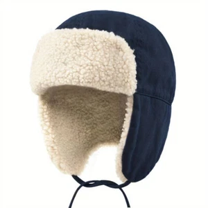 Cat and Jack Toddler Winter Beanie Fleece Lined Trapper Hat With Ear Flaps - Picture 1 of 6